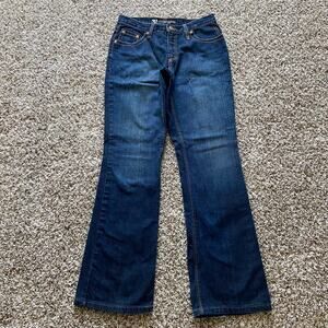 Vintage Rockies Bareback Low Rise Jeans Women's 10 Long Denim Flare Zip Fly